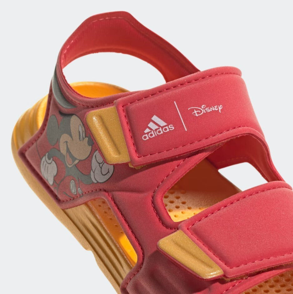 Adidas Kids Mickey Mouse Altaswim Sandals / Red Orange / RRP £25