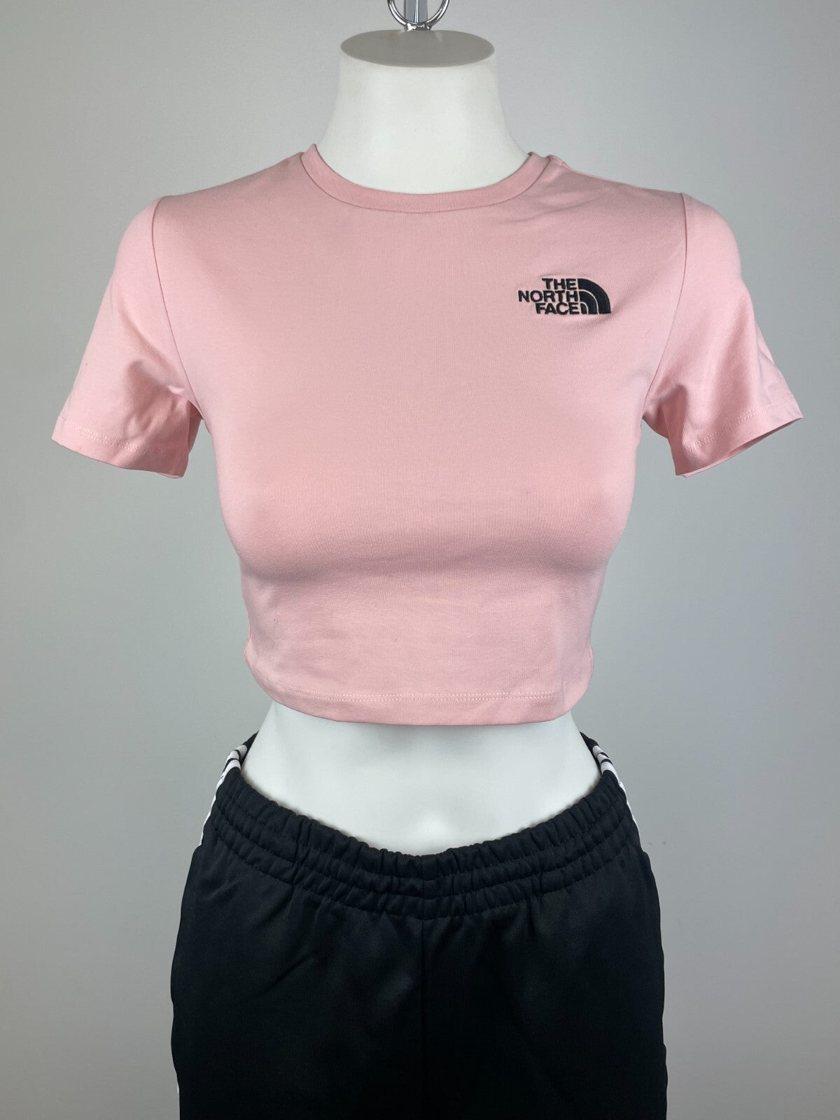 The North Face Womens Cropped T-Shirt / Peach Pink / Rrp £25