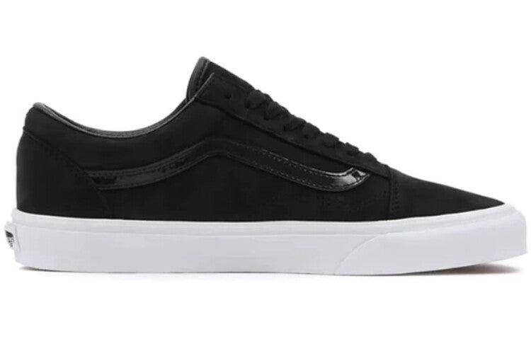 Vans Unisex Old Skool Trainers / Matte Shine Black True White / RRP £75