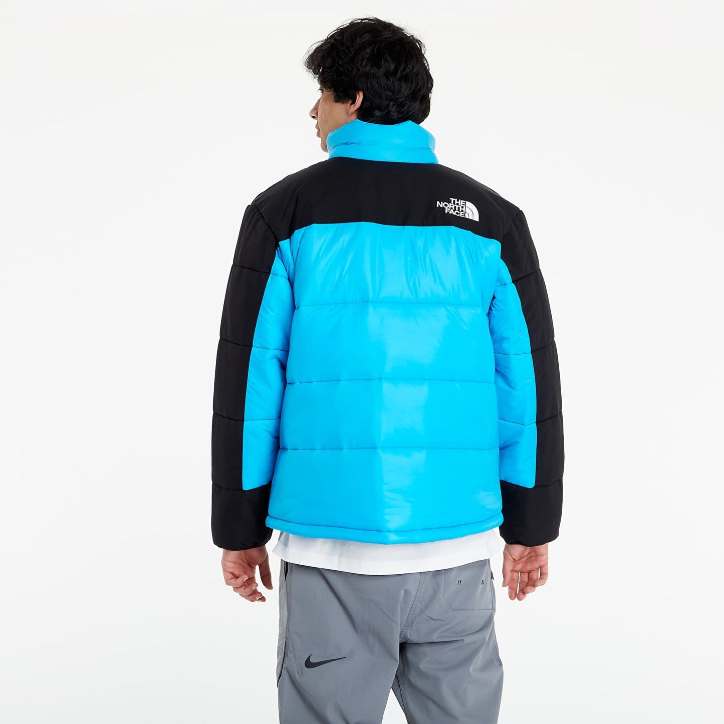 The North Face Mens Himalayan Insulated Puffer Jacket / Blue Black / RRP £215