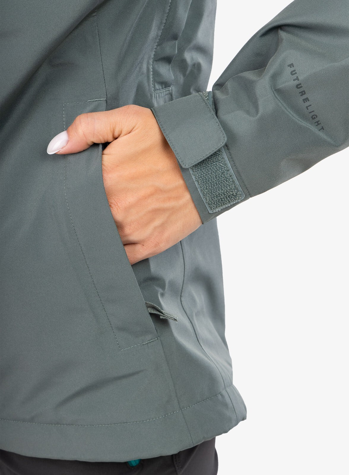 The North Face Womens Dryzzle Futurelight Insulated Jacket / Green / RRP £330