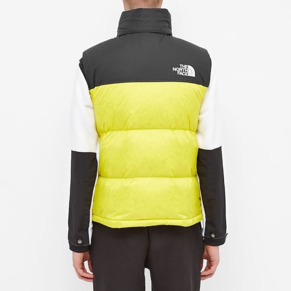 THE NORTH FACE MENS / 1996 RETRO NUPTSE PUFFER VEST / LEMON / M / RRP £199