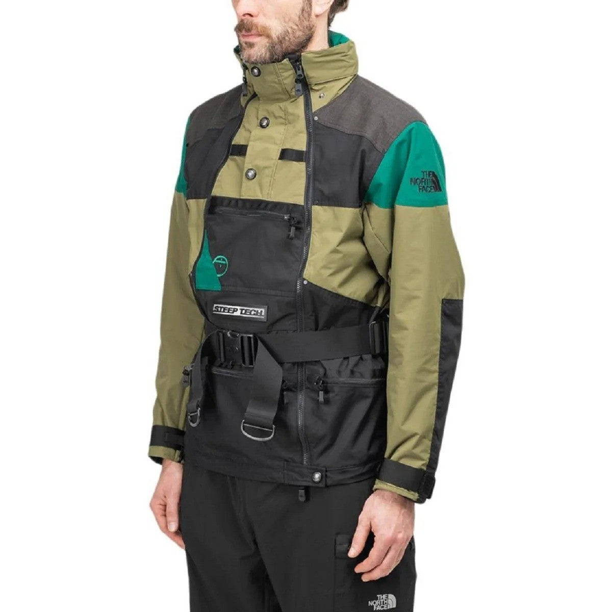 The North Face Mens Steep Tech Jacket / Burnt Olive Green / RRP £270