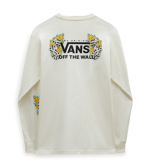 Vans Mens Hot Dice LS T-Shirt / Off White / RRP £37