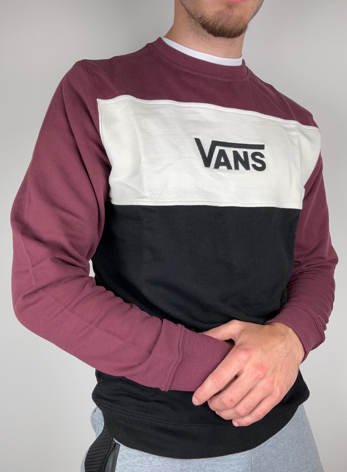 Vans Mens Retro Active Crew Sweater / Black / RRP £55