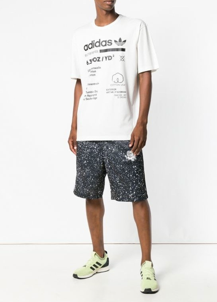 Adidas Planetoid All Over Print Shorts / BNWT / Black / RRP £52