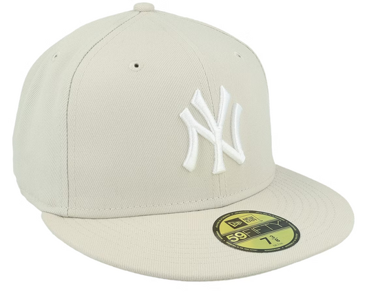 New Era New York Yankees 59Fifty Fitted Cap / Stone White / RRP £34