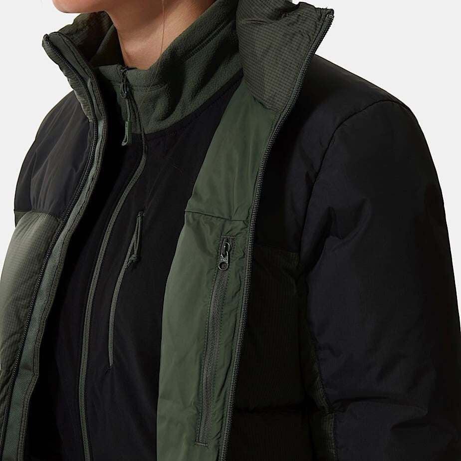 The North Face Womens Diablo Down Puffer Jacket / Thyme Green / RRP £300