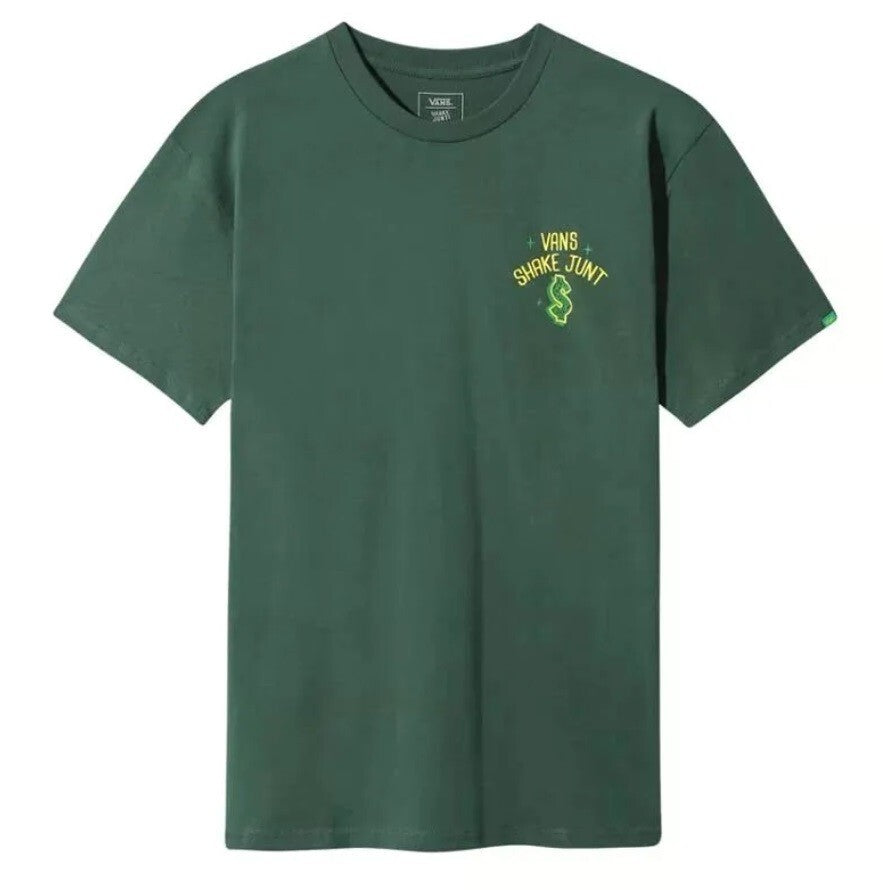 Vans Mens X Shake Junt Menu S/S T-Shirt / Green / RRP £32