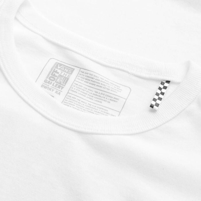 Vans Mens Off The Wall Gallery Dwinky KA Long Sleeve T Shirt /White / RRP £42
