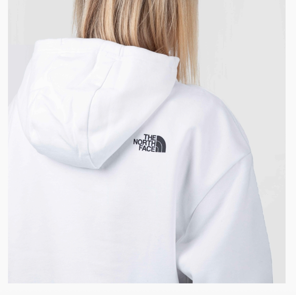 The North Face Womens Coordinates Crop Hoodie / BNWT / White / RRP £70