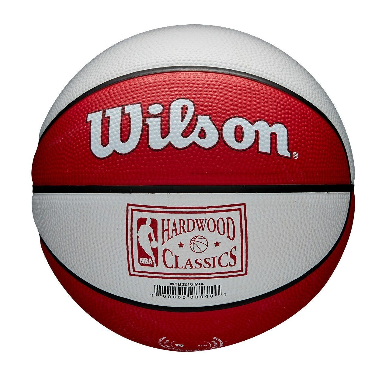 Wilson Miami Heat Team Retro Mini Basketball / Red / RRP £18
