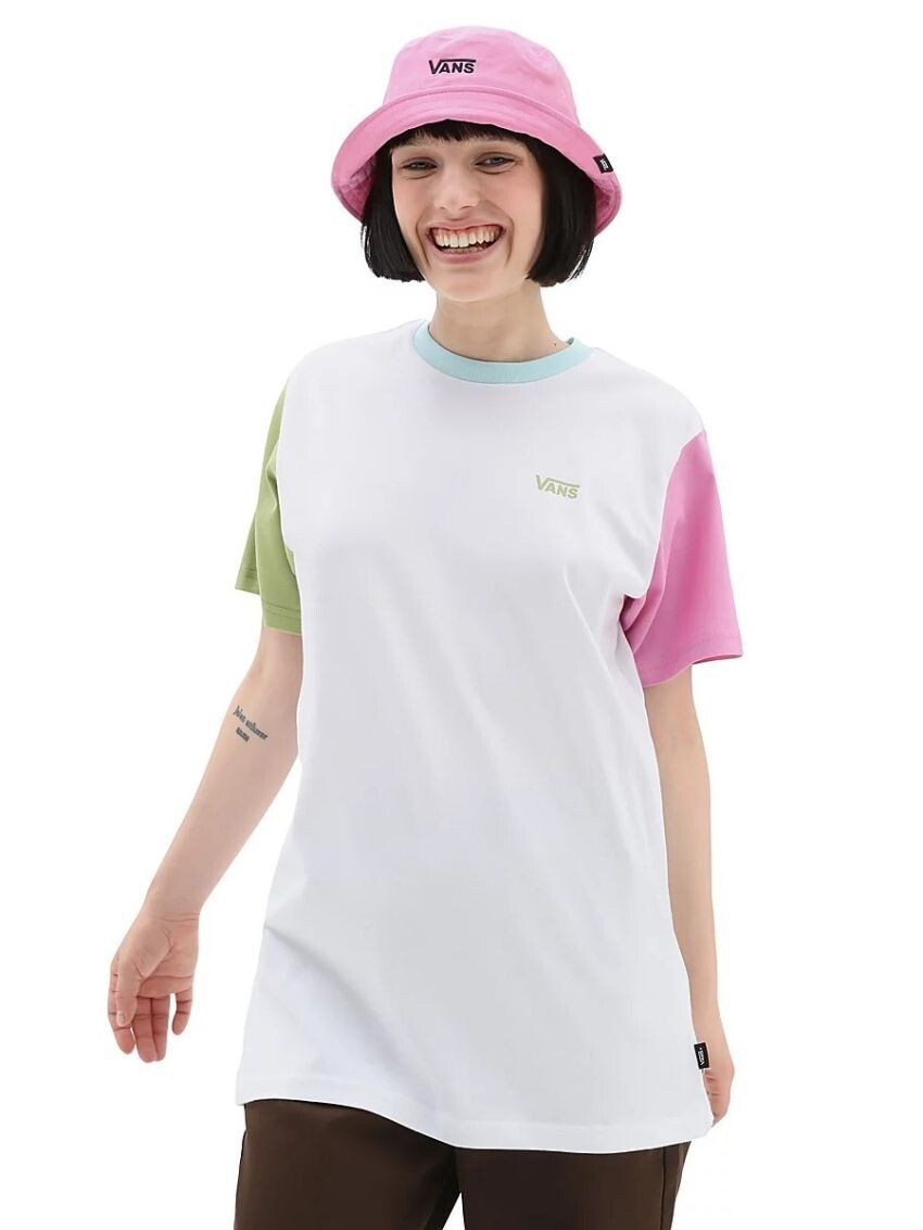 Vans Women's Left Chest Colorblock / White / RRP £20