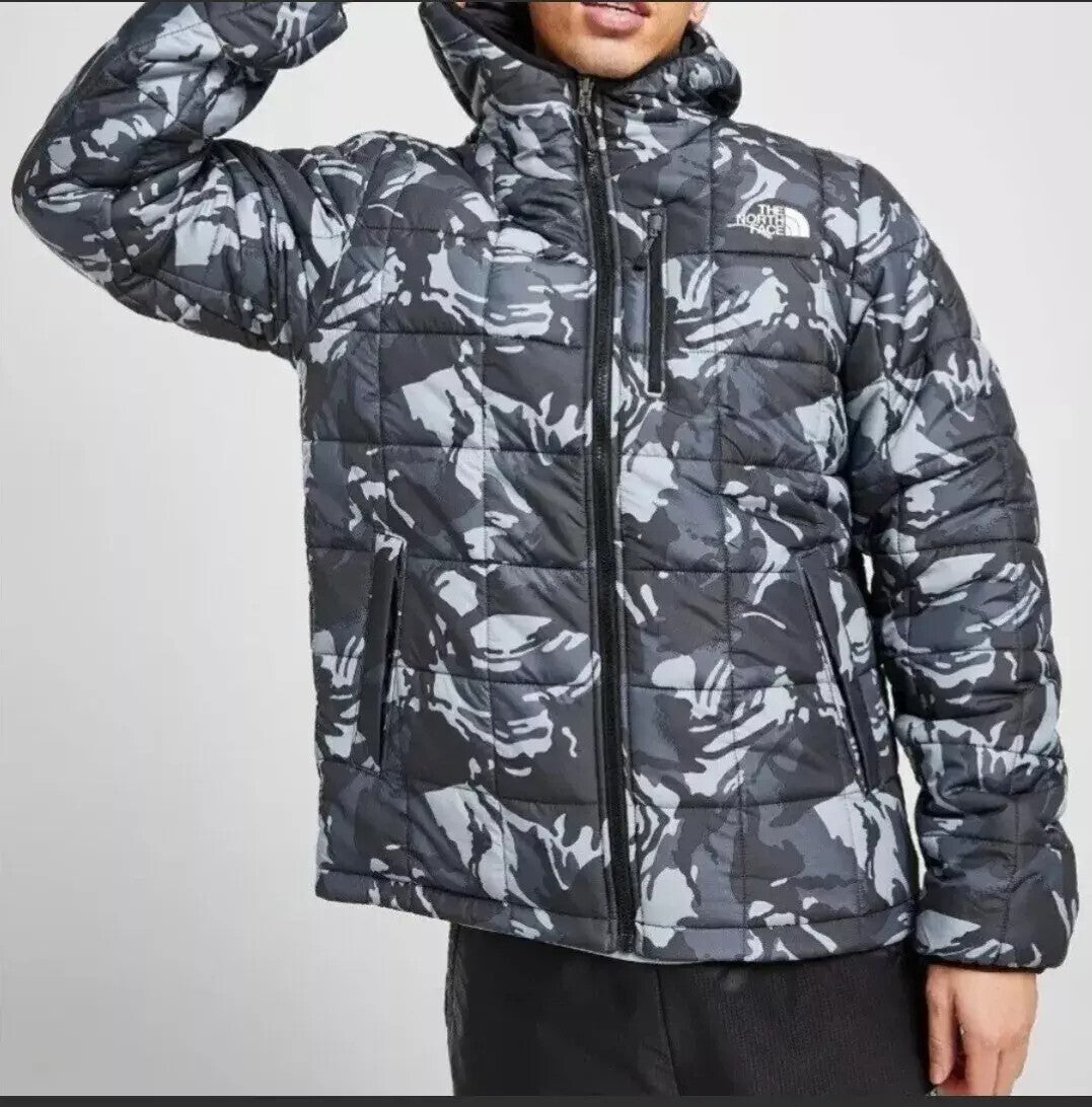 The North Face Mens Khotan Reversible Jacket / Grey Camo Print / RRP £200