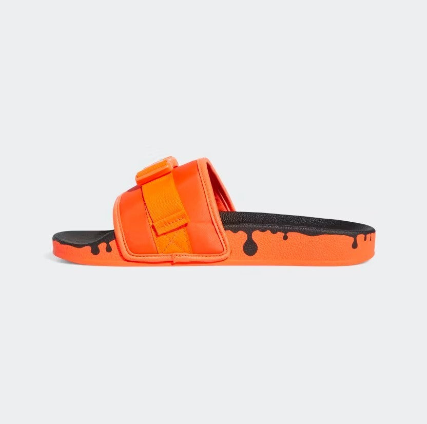 Adidas Womens Pouchylette Slides / Red Black / RRP £68