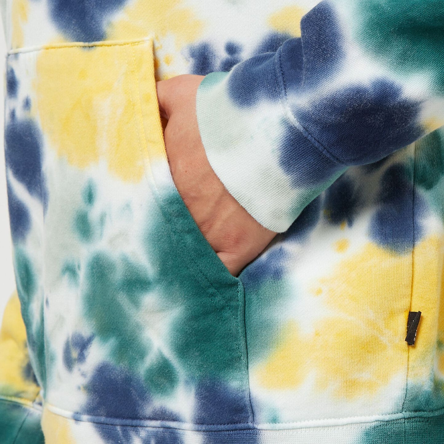 Vans Mens Ice Tie Dye Hoodie / Green Yellow / RRP £70