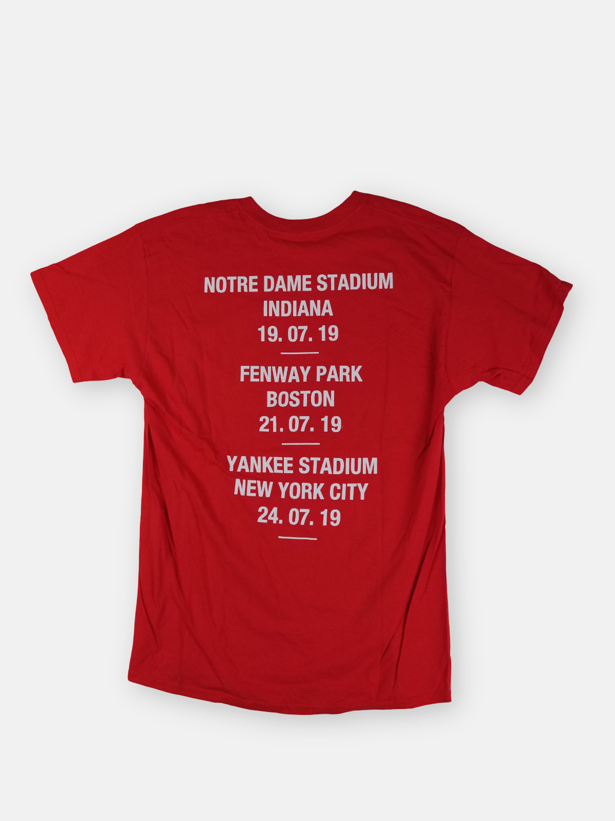 Mens 2019-20 Liverpool 'Pre-Season Tour' Fan Tee / Red / RRP £22.99