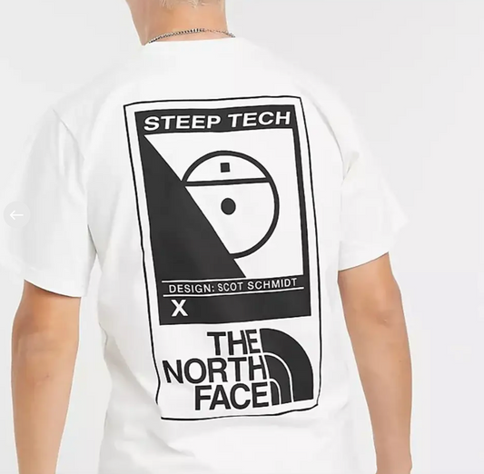 The North Face Steep Tech Logo Tee / TNF White / BNWT / RRP £35