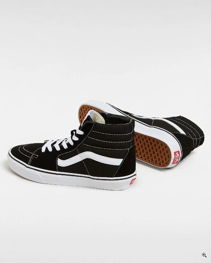 Vans Womens Sk8-Hi Trainers / Black White / RRP £75