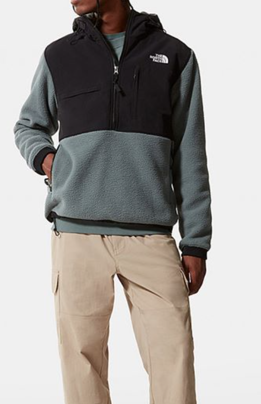The North Face Mens Denali 2 Anorak / BNWT / Balsam Green / RRP £125