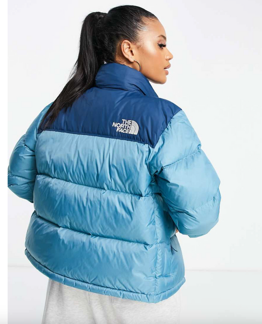 The North Face Womens 1996 Retro Nuptse Puffer Jacket / Monterey Blue / RRP £315
