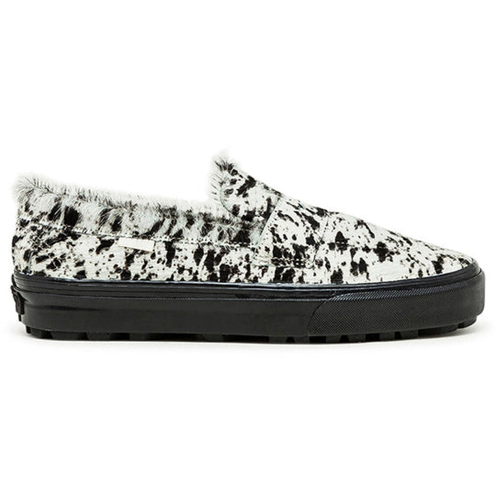 Vans Womens Style 53 LX Slip-On Trainers / Black White / RRP £130