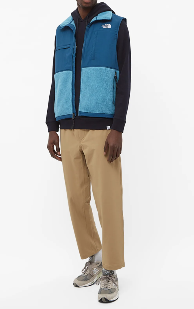 The North Face Mens Denali Vest / BNWT / Storm Blue / RRP £115
