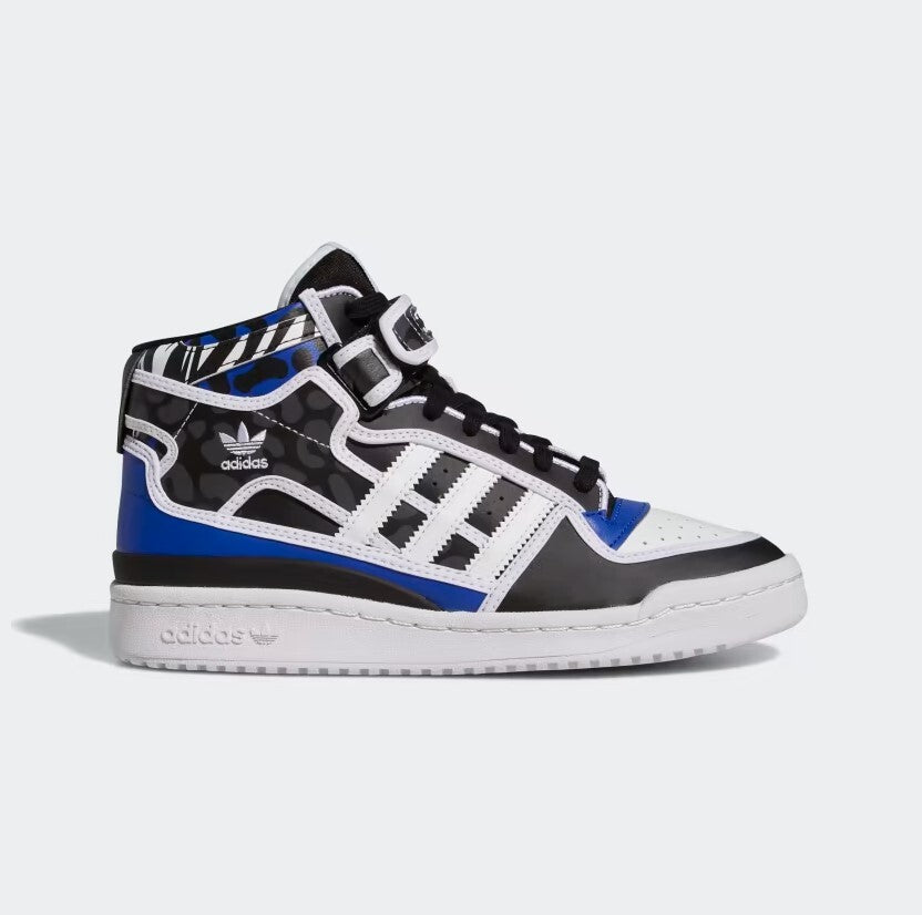 Adidas Womens Rich Mnisi Forum Mid Trainers / Blue White / RRP £85