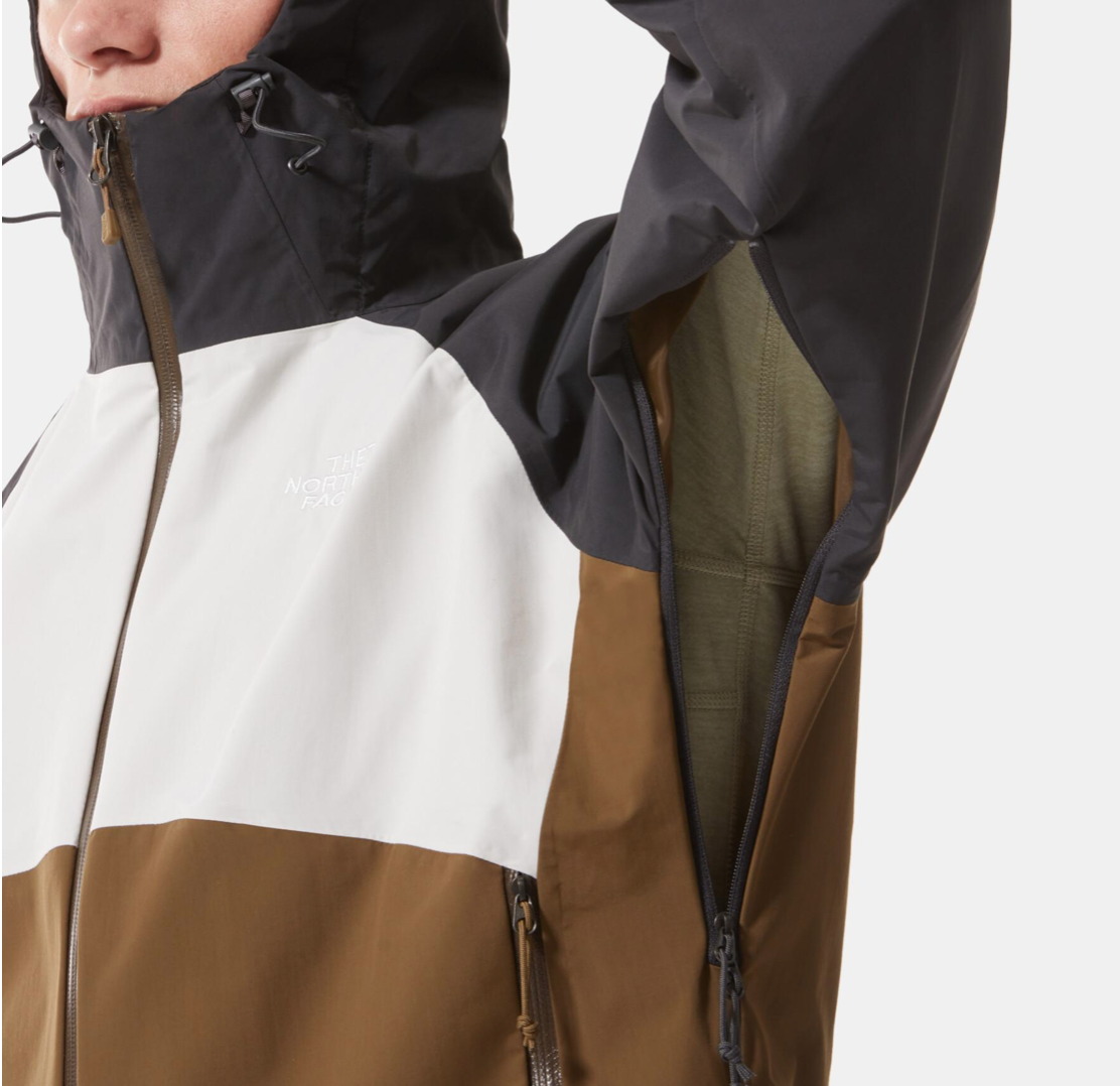 The North Face Mens Stratos Jacket / BNWT / Military Olive / RRP £145