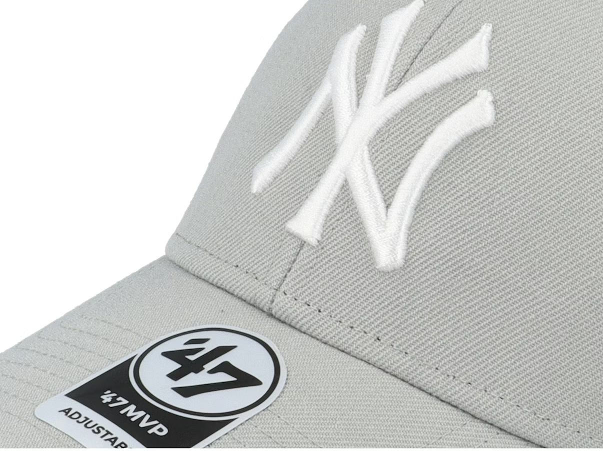 47 Brand New York Yankees MVP Snapback Cap / Grey White / RRP £28
