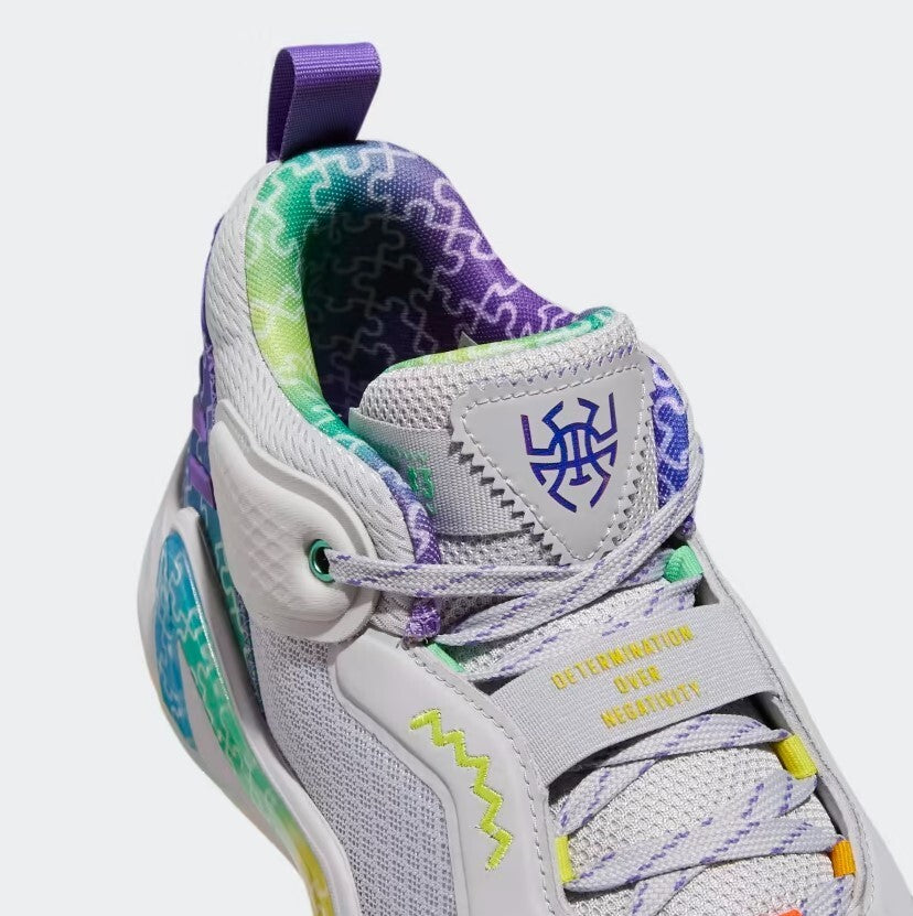 Adidas Unisex D.O.N Issue 3 GCA Basketball Shoes / Grey Multi / RRP £100