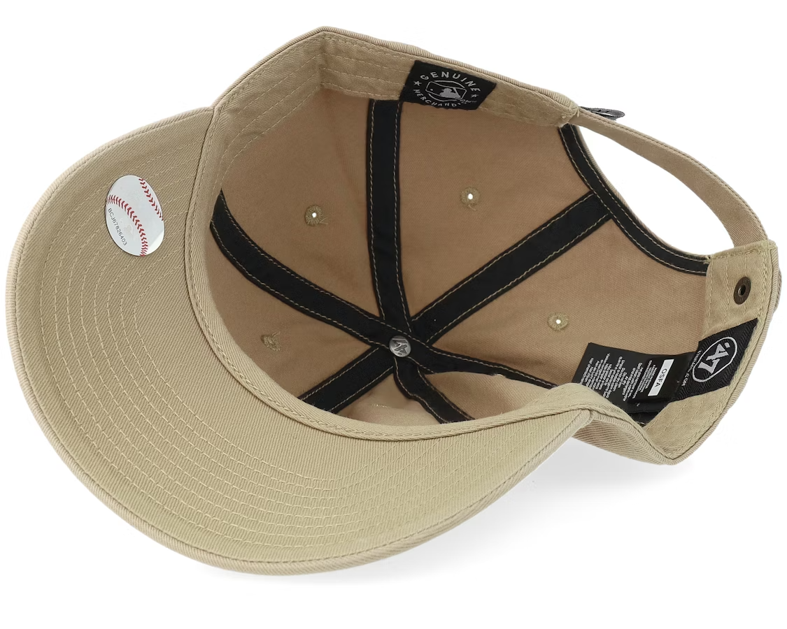 47 Brand New York Yankees NY Relaxed Clean Up Cap / Sandstorm Khaki / RRP £25