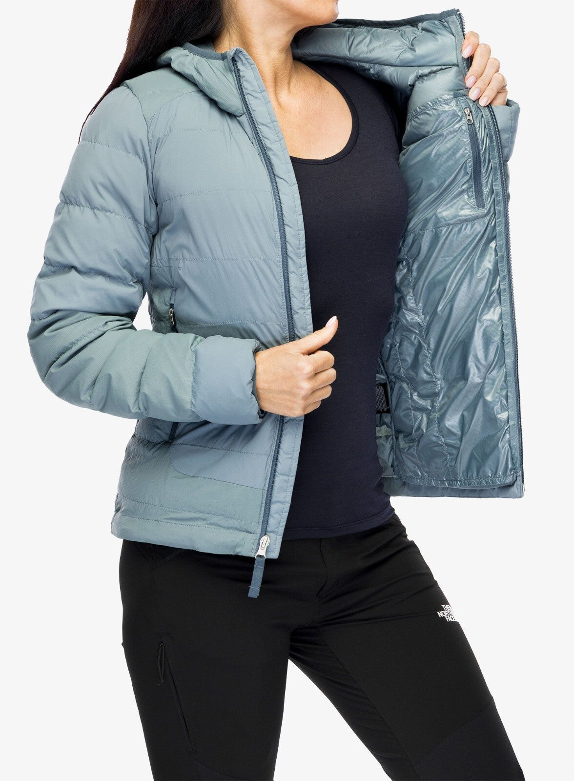 The North Face Womens Castleview 5050 Down Puffer Jacket/Goblin Blue/RRP £315