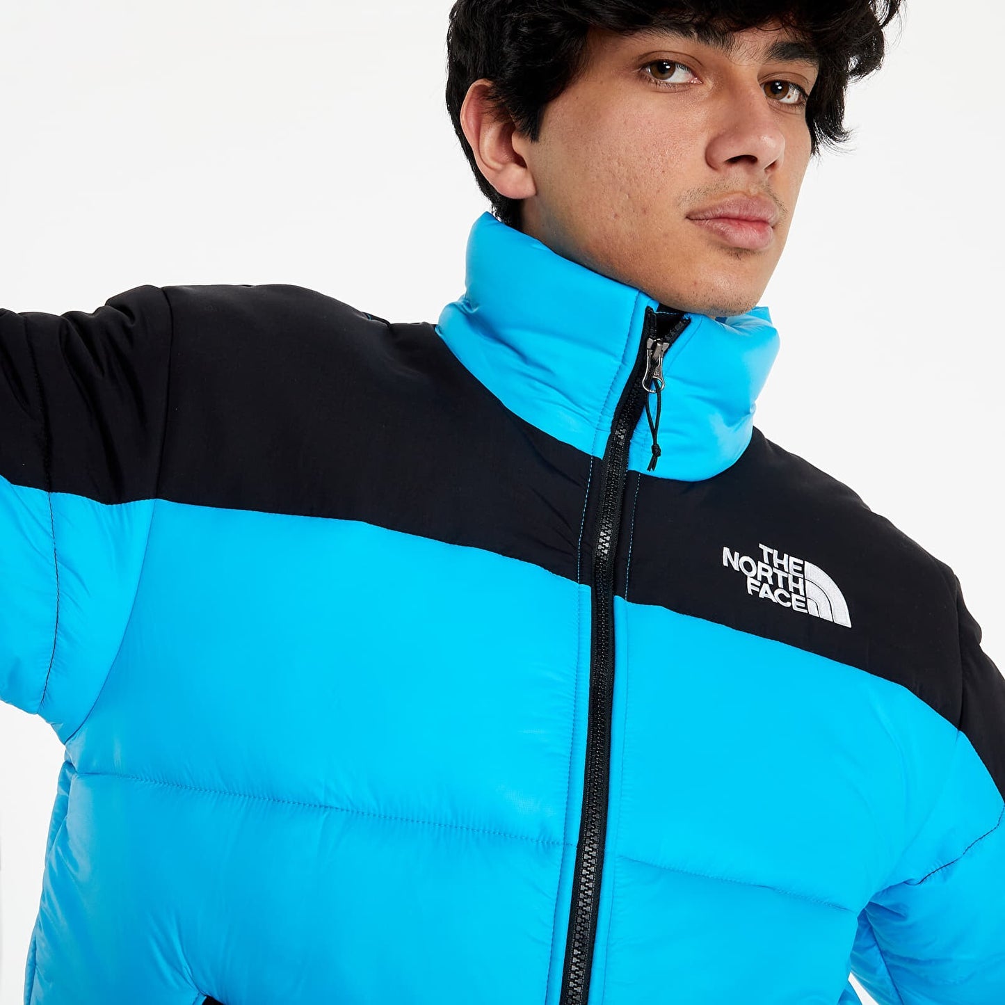 The North Face Mens Himalayan Insulated Puffer Jacket / Blue Black / RRP £215