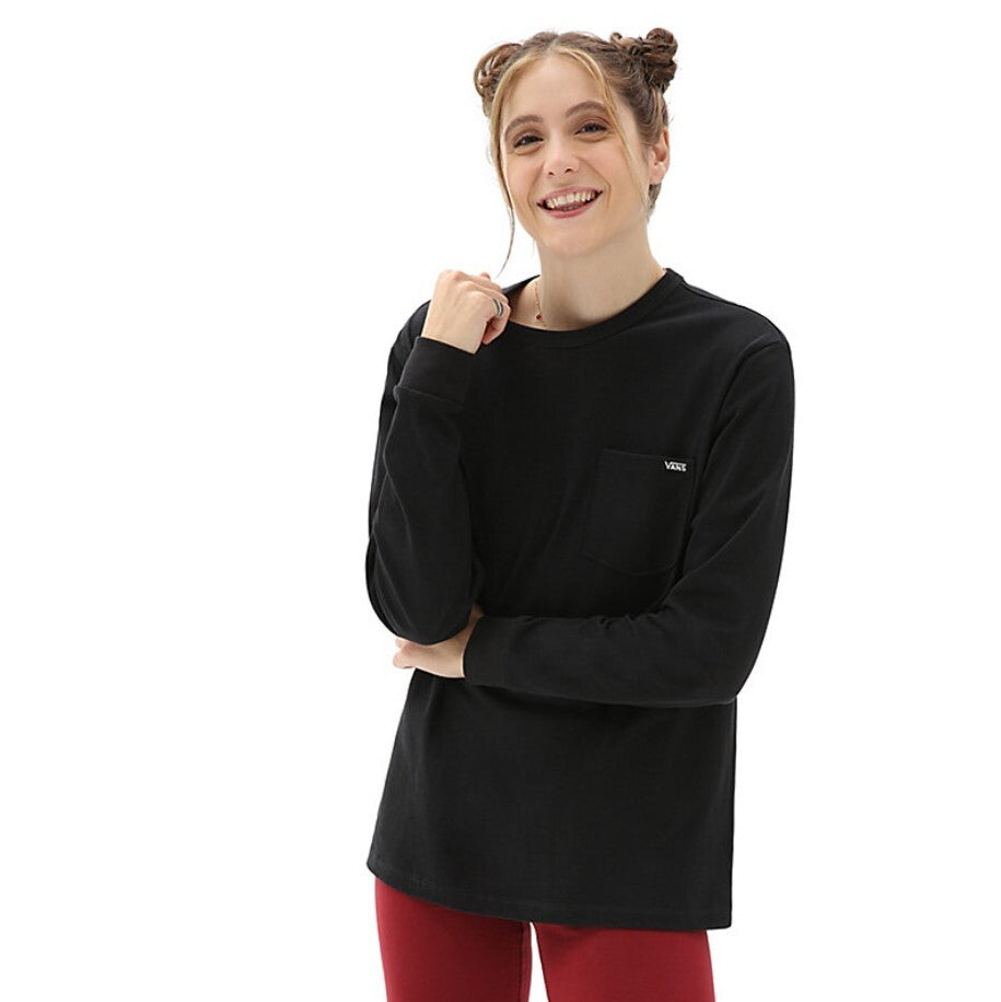 Vans LS OTW Pocket Tee/ Black/ Women/ RRP £35