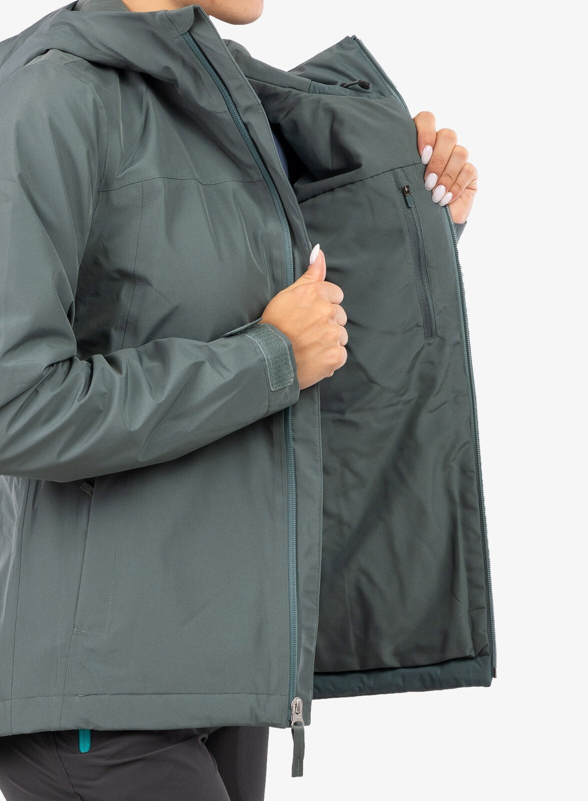 The North Face Womens Dryzzle Futurelight Insulated Jacket / Green / RRP £330