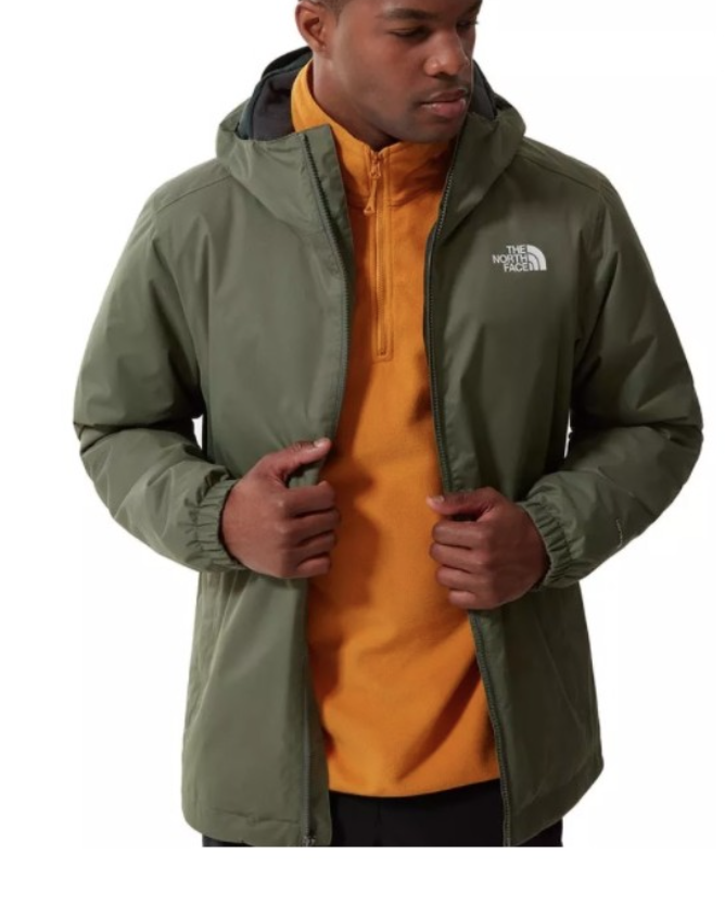 The North Face Mens Quest Insulated Jacket / BNWT / Thyme Black Heather
