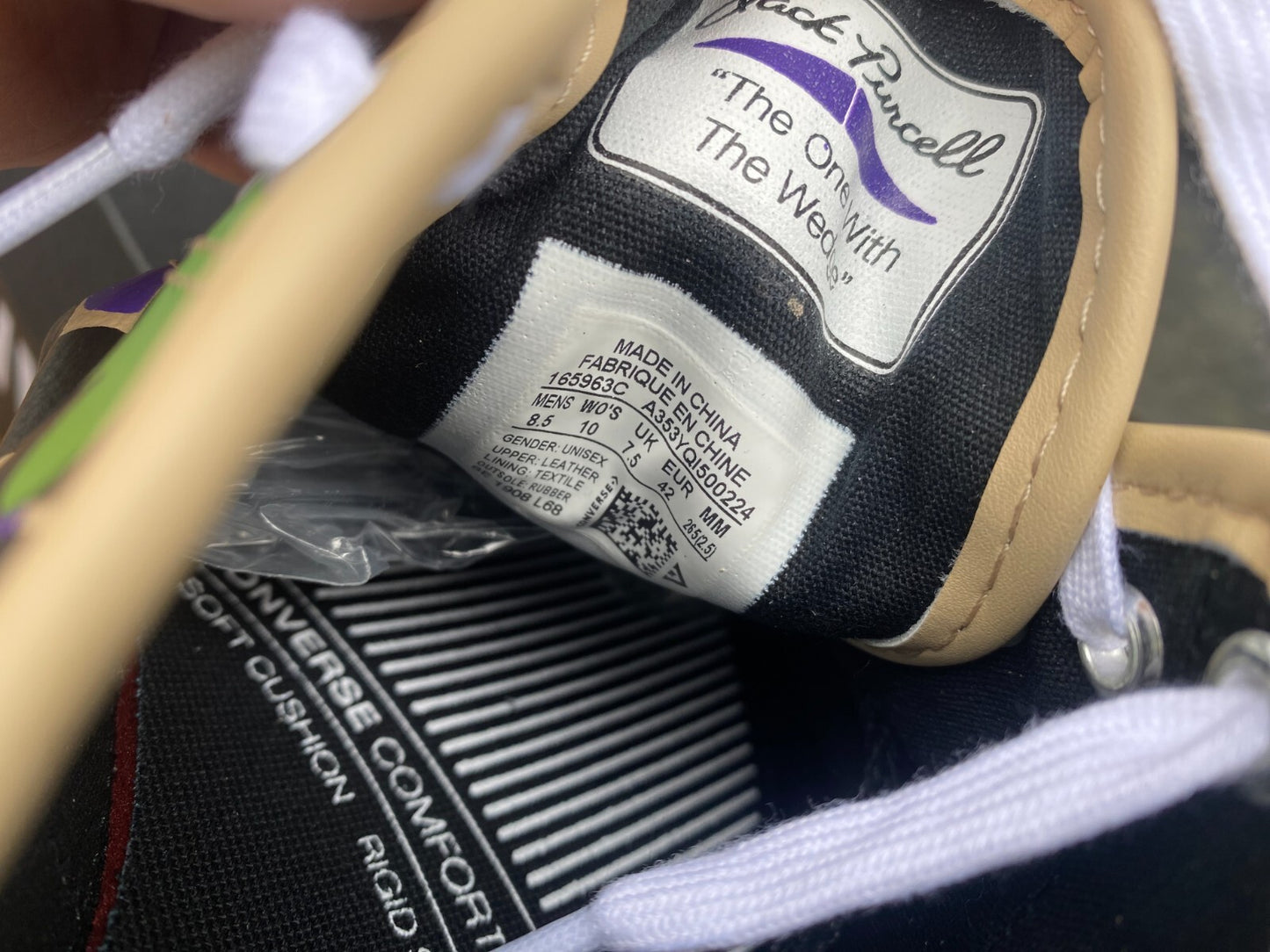 Converse Unisex Jack Purcell Archive Leather Low Trainers / BNIB / RRP £65