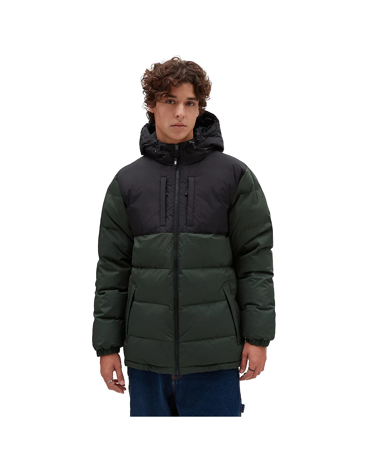 Vans Mens Puffer Jacket / Blue Jay Mte-1 / Dark Green / RRP £160