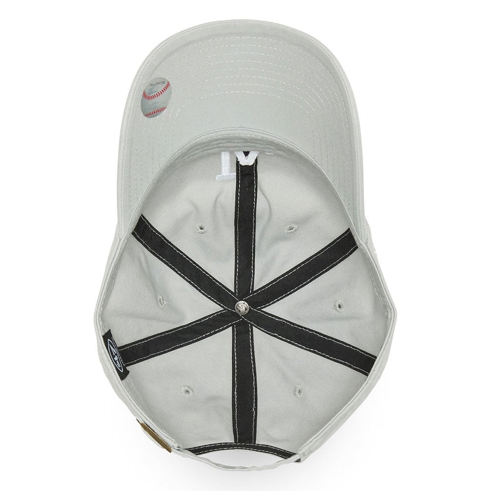 47 Brand Los Angeles Dodgers Relaxed Clean Up Dad Cap / Grey White / RRP £33