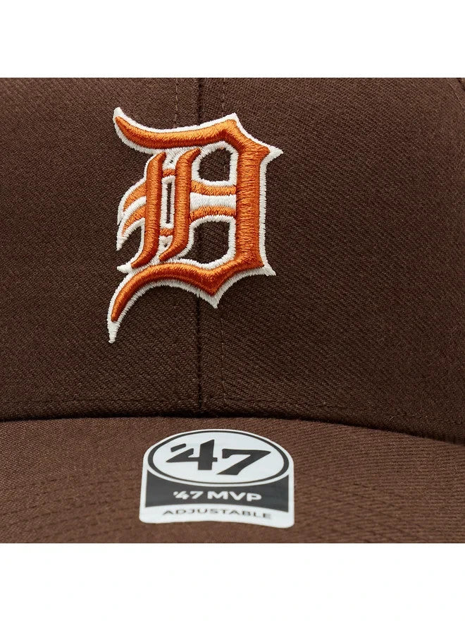 Sure Shot Snapback 47 Mvp Unisex Cap / Detroit Tigers / Brown / BNWT / RRP £28