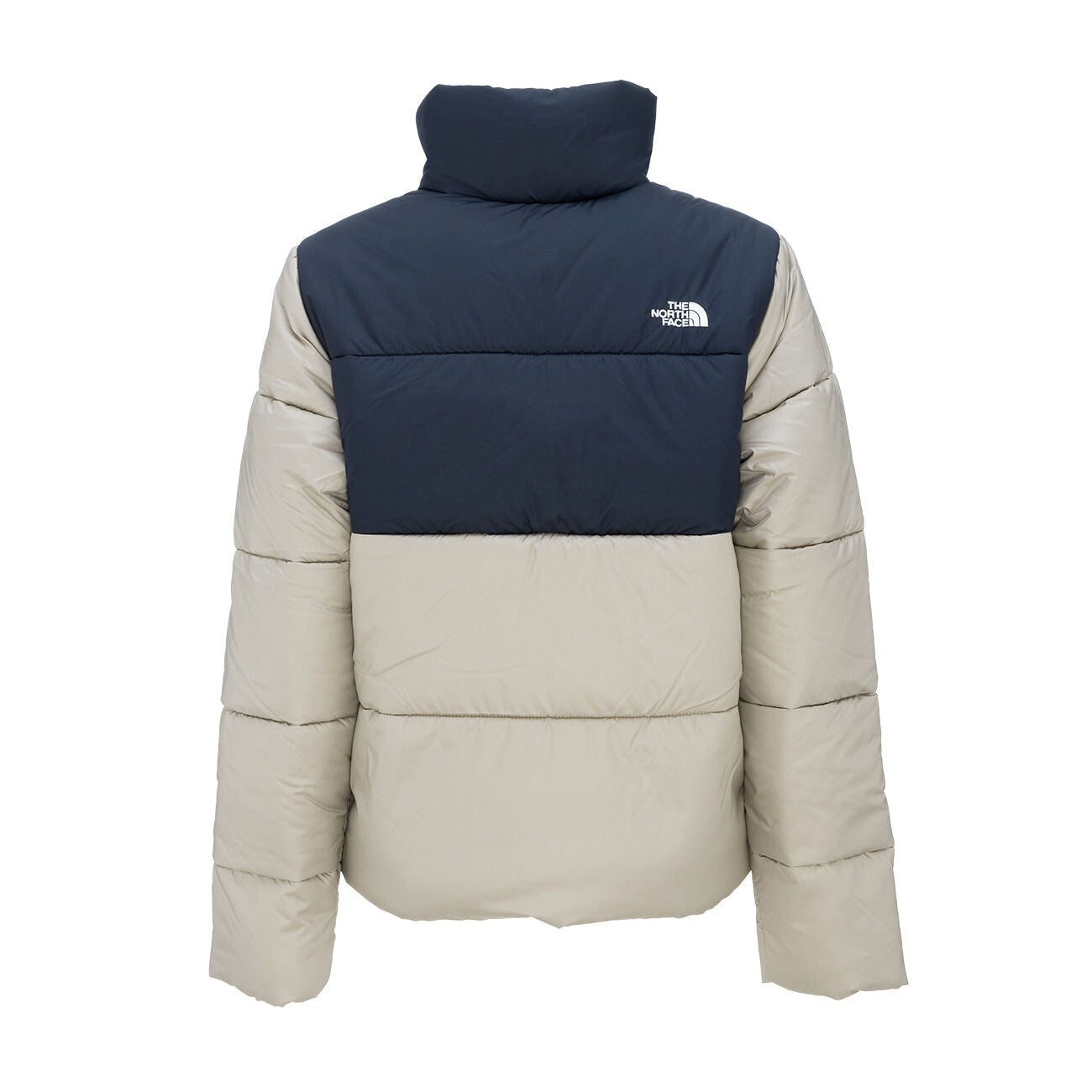 The North Face Womens Saikuru Puffer Jacket / Beige Navy / RRP £200