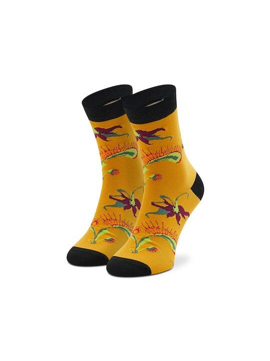 Vans Mens Classic Print Crew Sock / Yellow Flower / RRP £18