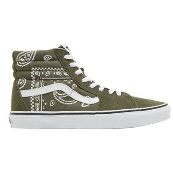 Vans Mens Sk8-Hi 'Peace Paisley - Grape Leaf' / RRP £80