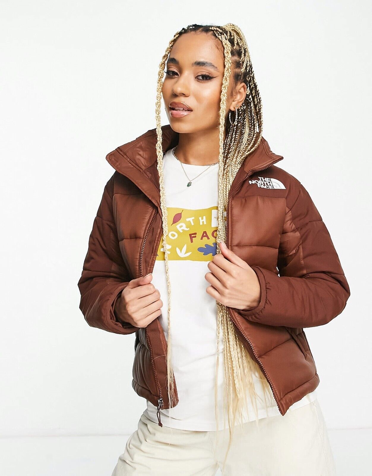 The North Face Womens Himalayan Insulated Jacket / Brown / RRP £215