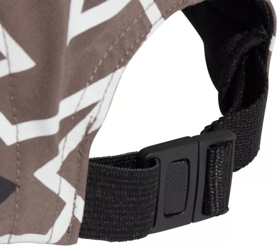 Adidas Adult Terrex 5 Panel Running Cap / Charcoal White Black / RRP £25