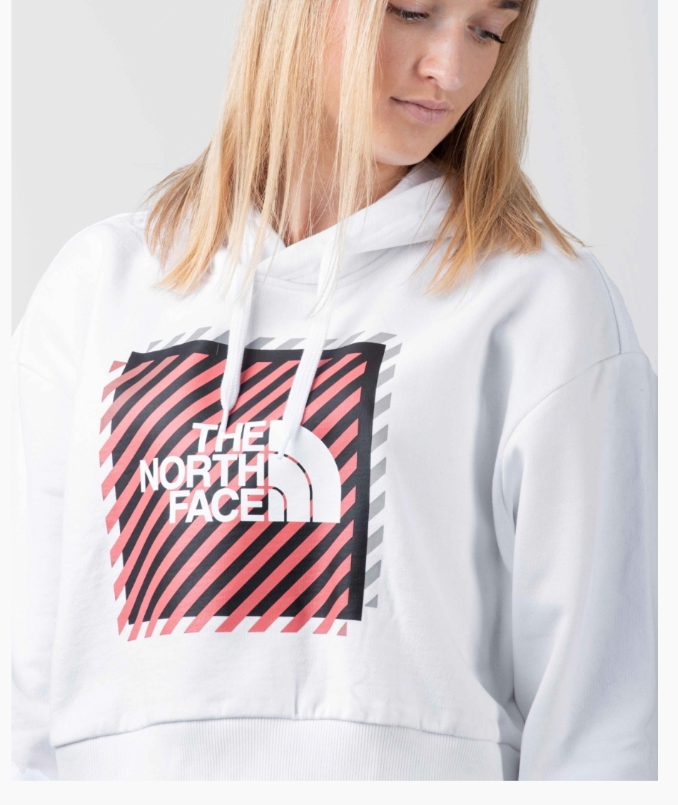 The North Face Womens Coordinates Crop Hoodie / BNWT / White / RRP £70