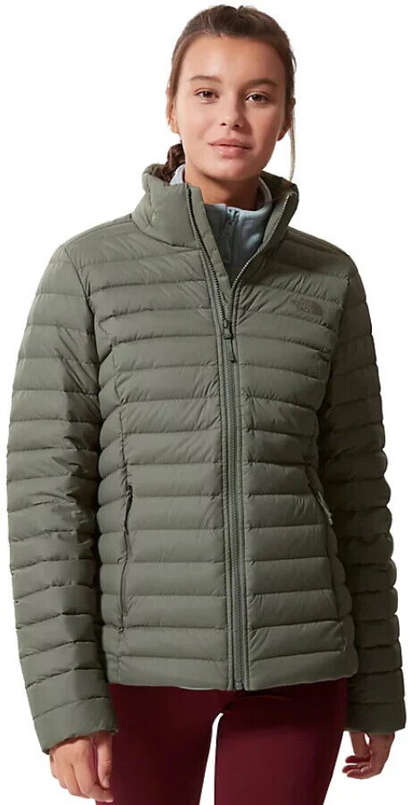 The North Face Women’s Stretch Down Jacket – Thyme, Breathable, Non-PFC DWR