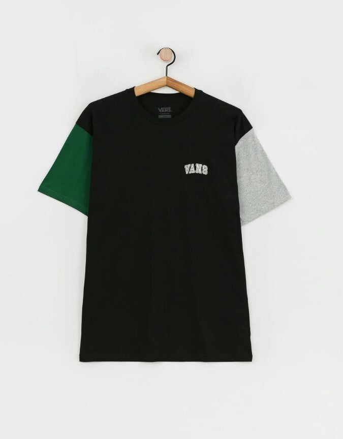 Vans Mens Colour Block T-Shirt / Black Grey Green / RRP £32