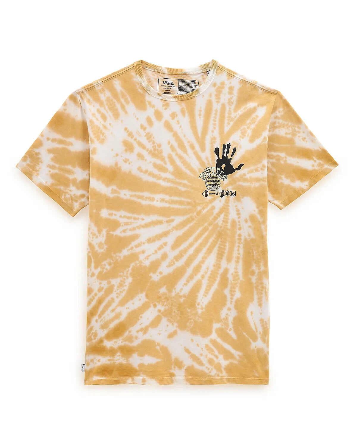 Vans Mens X Zion Wright Off The Wall Tie-Dye T-Shirt / Yellow / RRP £50